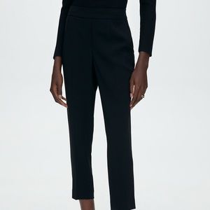 Babaton Conan Cropped Slim-Leg Trouser (Black, 8)